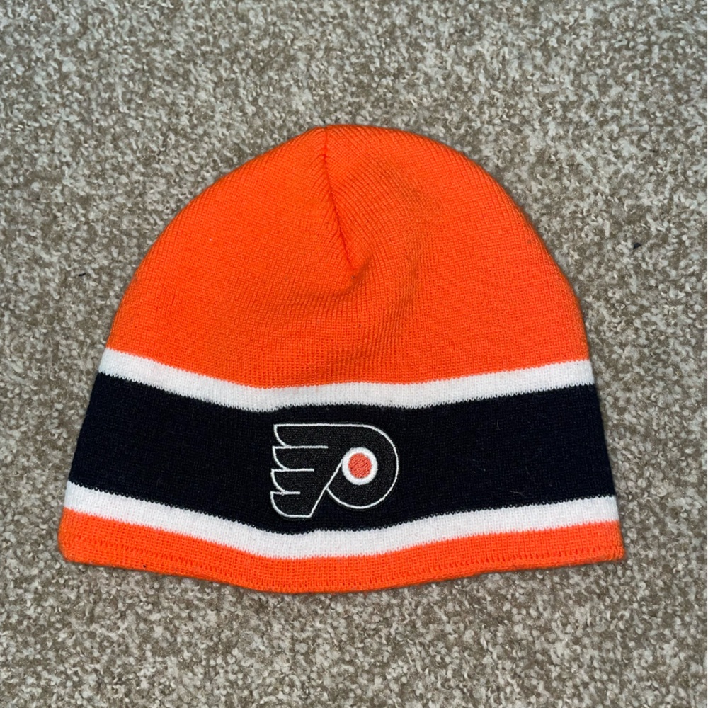 Orange and Black Philadelphia Flyers Beanie